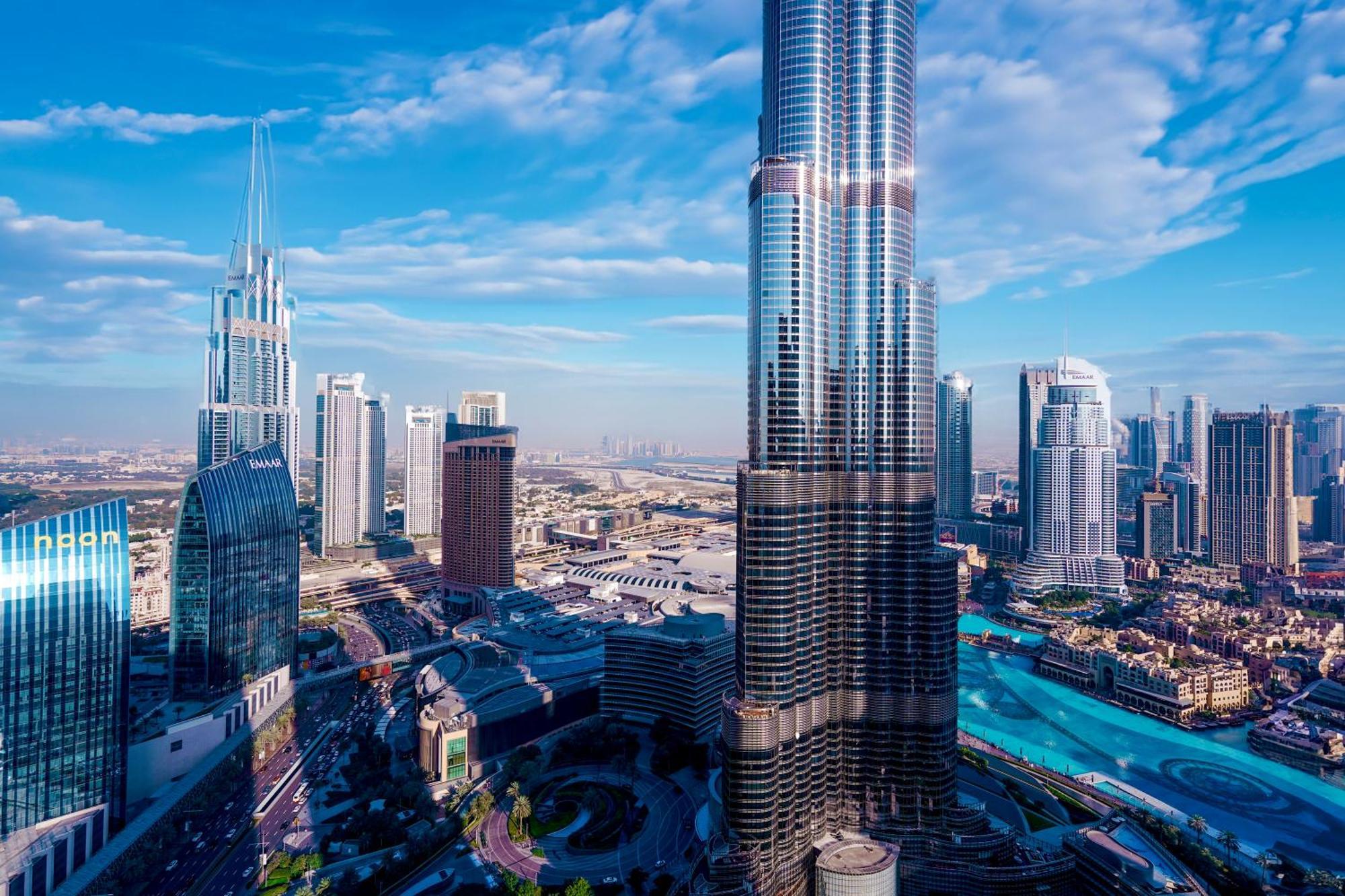 The Closest Building To Burj Khalifa With Fountain View In Address Opera Residence Dubai Exterior photo