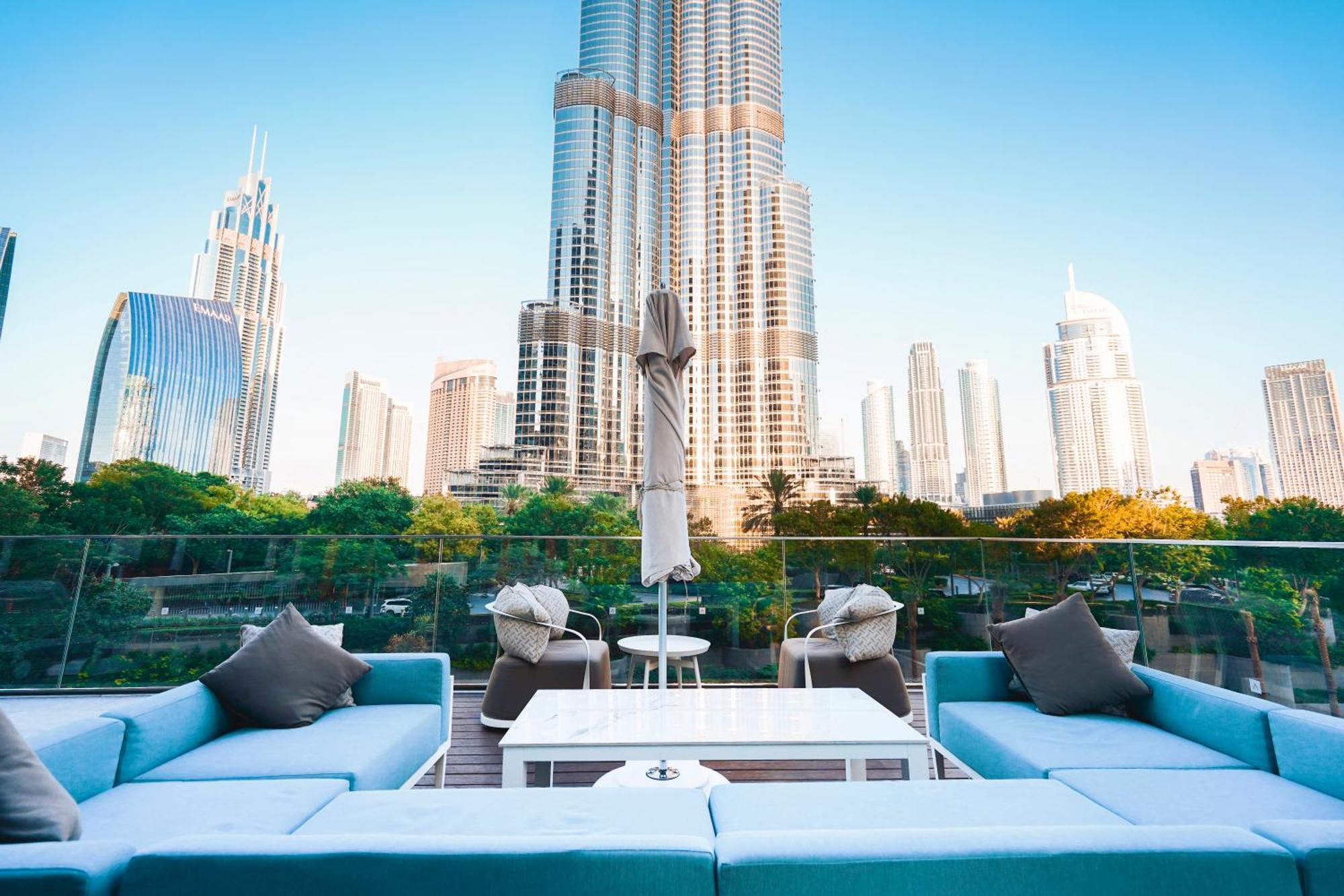 The Closest Building To Burj Khalifa With Fountain View In Address Opera Residence Dubai Exterior photo