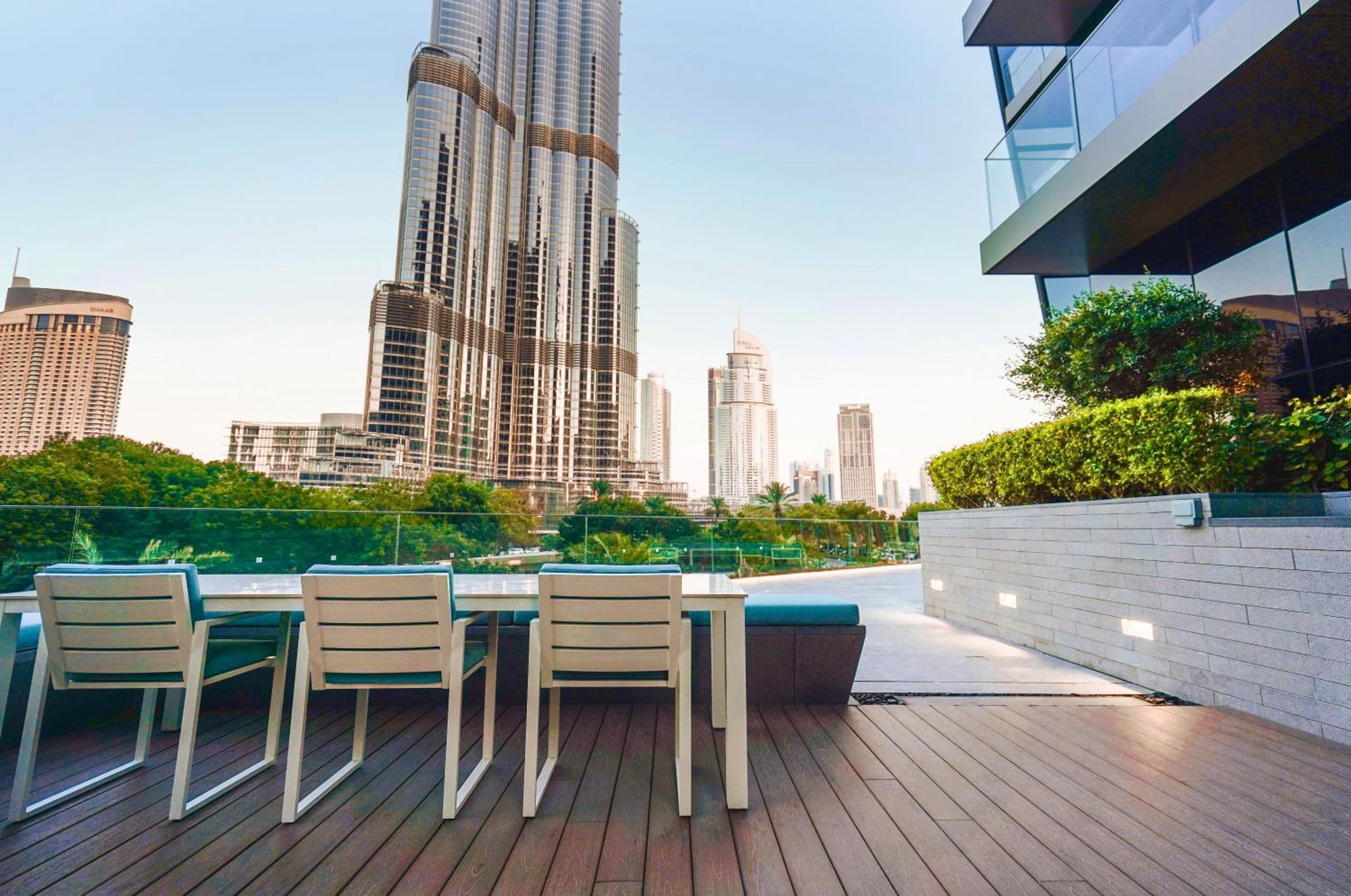 The Closest Building To Burj Khalifa With Fountain View In Address Opera Residence Dubai Exterior photo